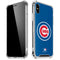 MLB Chicago Cubs - Solid Distressed iPhone XS Max Clear Case